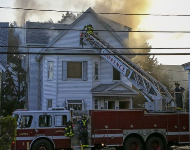 Gas-related explosions set fire to homes near Boston