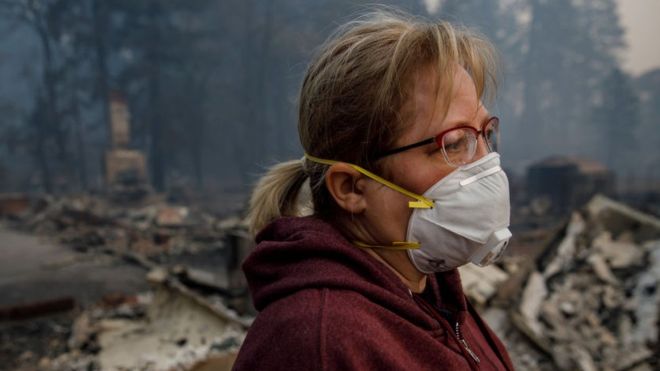 California wildfires: Air quality rated ‘world’s worst’