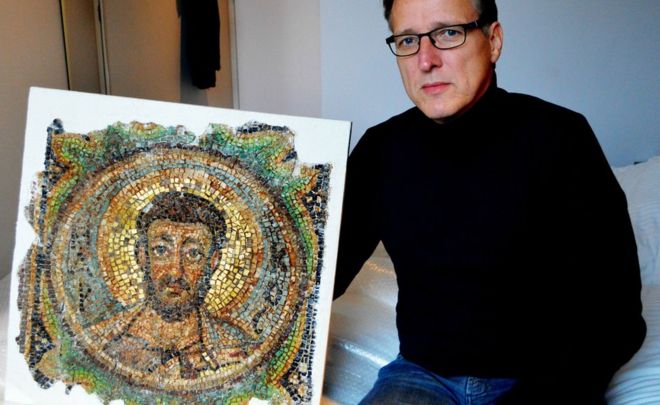 ‘Indiana Jones of art’ finds stolen Cyprus mosaic