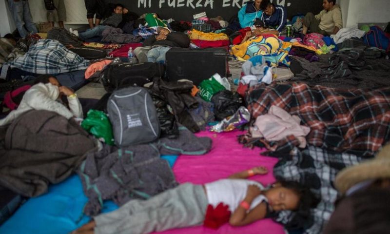 Migrant Caravan Spends Night in Central Mexican City