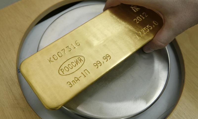 PRECIOUS-Gold rises, holds near 6-month highs on falling equities