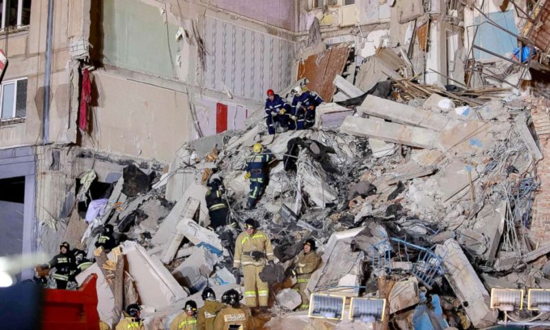 Russian investigators deny explosives caused deadly building blast