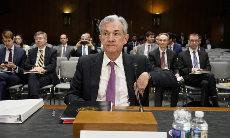 Stocks close lower in choppy session following Powell’s Senate testimony