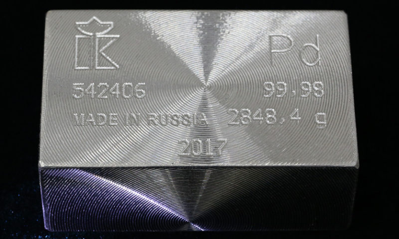 Palladium retreats nearly $112 an ounce to suffer biggest daily drop on record