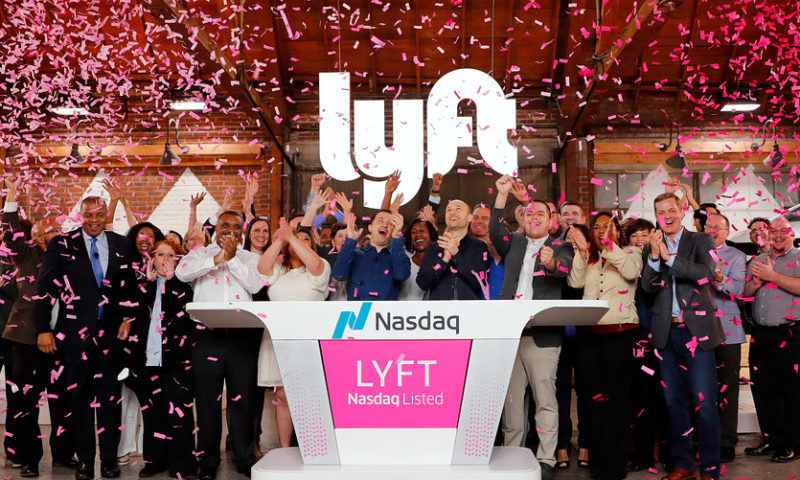 Lyft stock pops on first day of trading in encouraging sign for unicorn pipeline