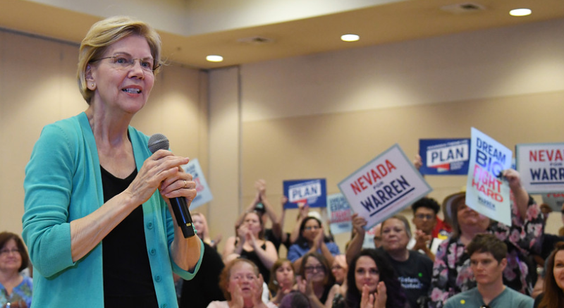 Warren targets federal contractors to fight race, gender pay gaps