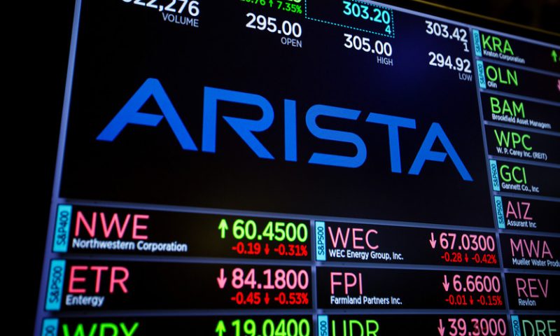Arista Networks’ stock suffers record plunge after ‘sudden and severe’ drop in cloud demand