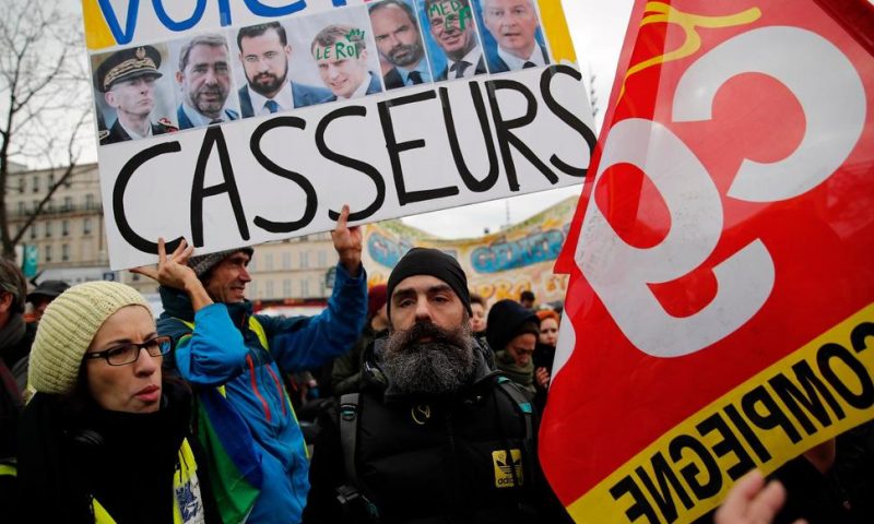 French Protest Retirement Changes, Travel Disruptions Abound