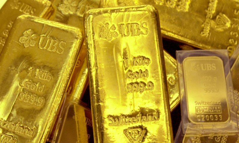 Gold closes at nearly 7-year high