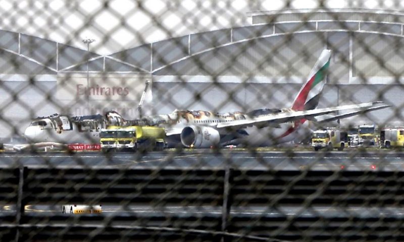 Report: Emirates Pilots Unaware Engines Idle in 2016 Crash