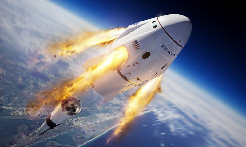 NASA Astronauts Go Back to the Future With Capsule Launch