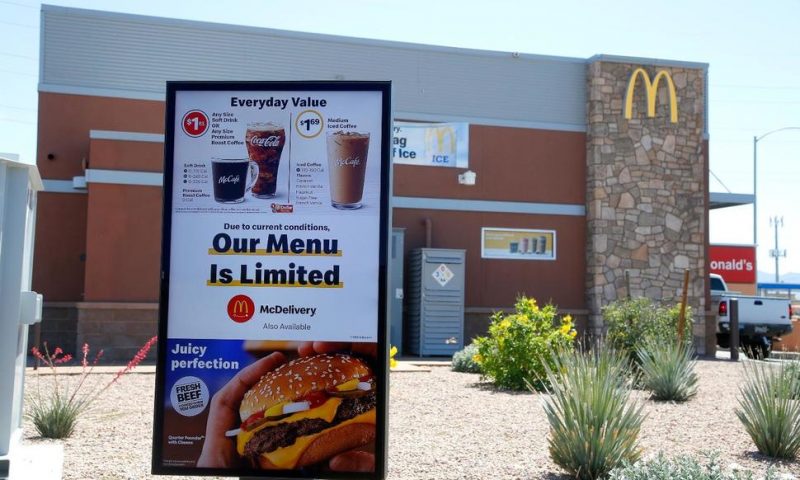 McDonald’s Says 1Q Sales Drop as 25% of Stores Are Closed