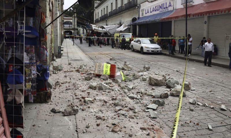 Mexico earthquake: deaths as 7.5-magnitude tremor hits Oaxaca state