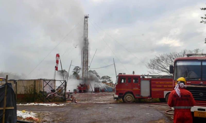 Assam oil well still leaking gas one week after blowout