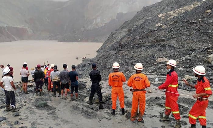 Mudslide at Myanmar jade mine kills more than 160 people