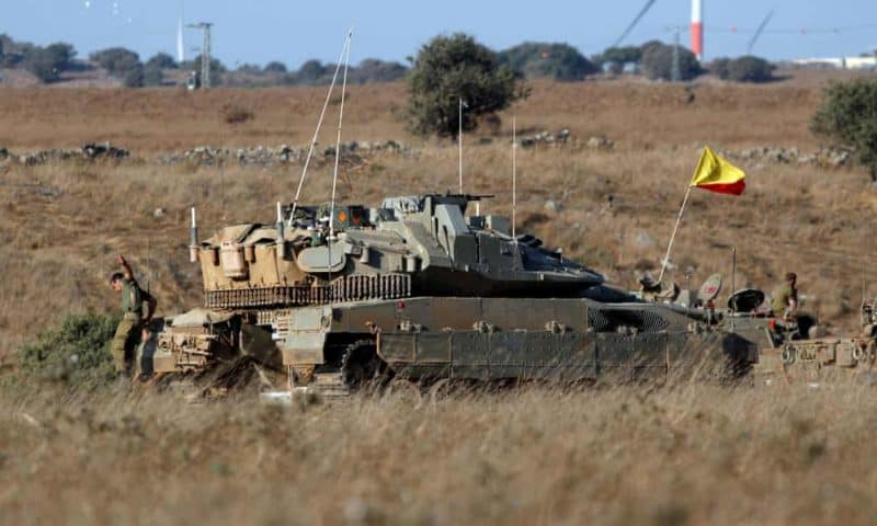 Israeli jets strike Syrian military targets after Golan Heights attack