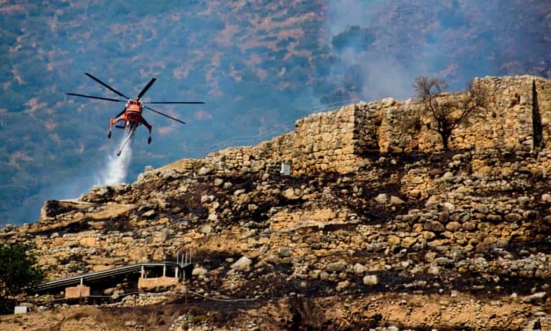 Wildfire breaks out near tomb of Agamemnon in Greece