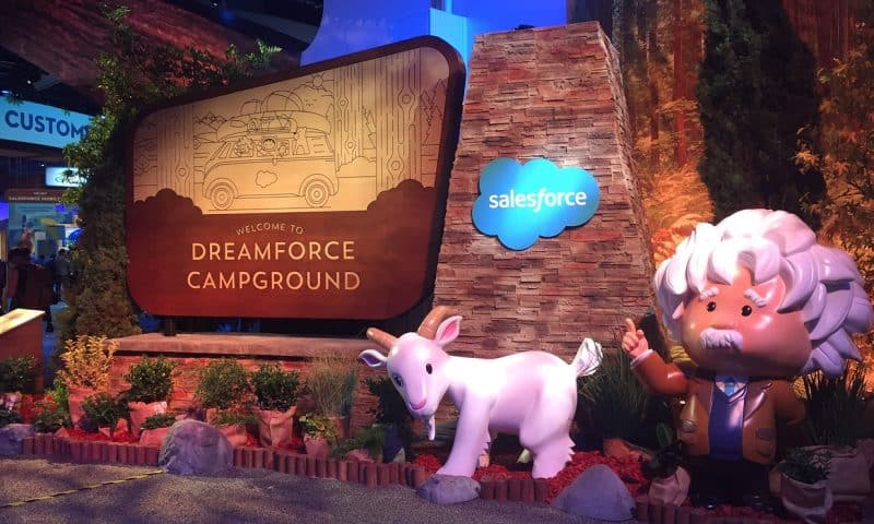 After Dow inclusion news, Salesforce stock soars on reveal of first $5 billion quarter