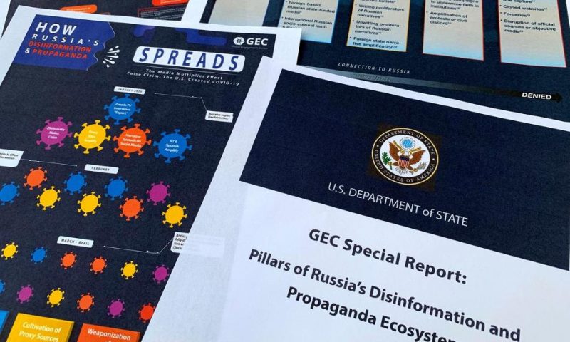 State Dept.: Russia Pushes Disinformation in Online Network