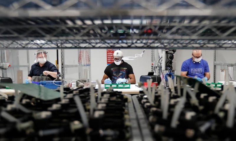 US Industrial Production up 3%; Factory Output up 3.4%