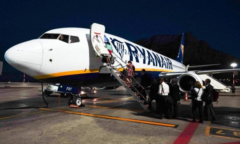 Budget Carrier Ryanair Cuts Flights as Contagions Increase