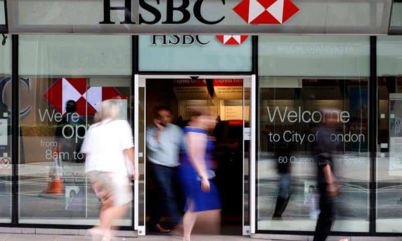 HSBC Says Net Profit Plunged 96% as Pandemic Took Hold