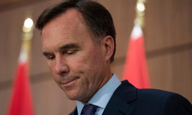 Canada’s Finance Minister Steps Down Amid Pandemic