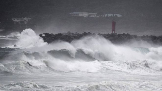 Typhoon Haishen heads to South Korea after slamming Japan