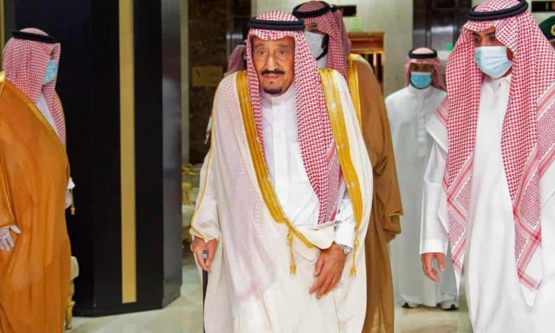 Saudi king tells Trump he wants a fair and permanent solution for Palestinians