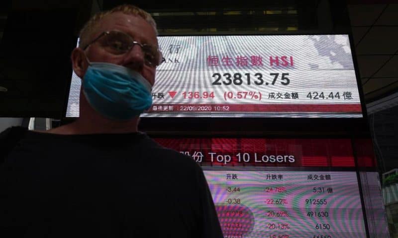 Asian Shares Track Wall Street Retreat on Pandemic Pains