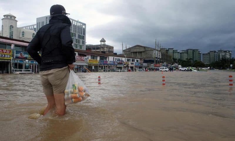 Typhoon Pummels South Korea With Flooding, Damaging Winds