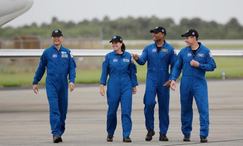 Astronauts Arrive at Launch Site for 2nd SpaceX Crew Flight