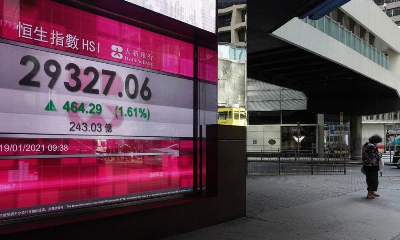 Asian Shares Mostly Higher as Biden Inauguration Approaches