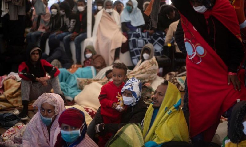 Charity Rescue Ship With 265 Migrants Anchors off Italy
