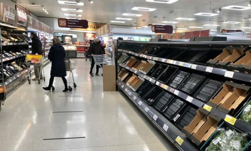 NIreland Stores See Empty Shelves as Brexit Trade Rules Bite