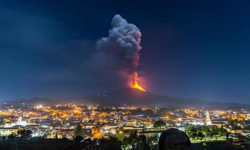 Mount Etna Puts on Its Latest Spectacular Show