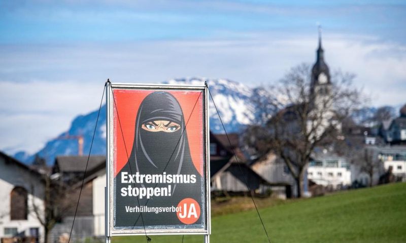 Swiss Narrowly Back Proposal to Ban Face Coverings in Public