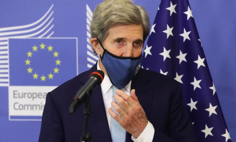 Kerry in Brussels to Relaunch US-EU Cooperation on Climate