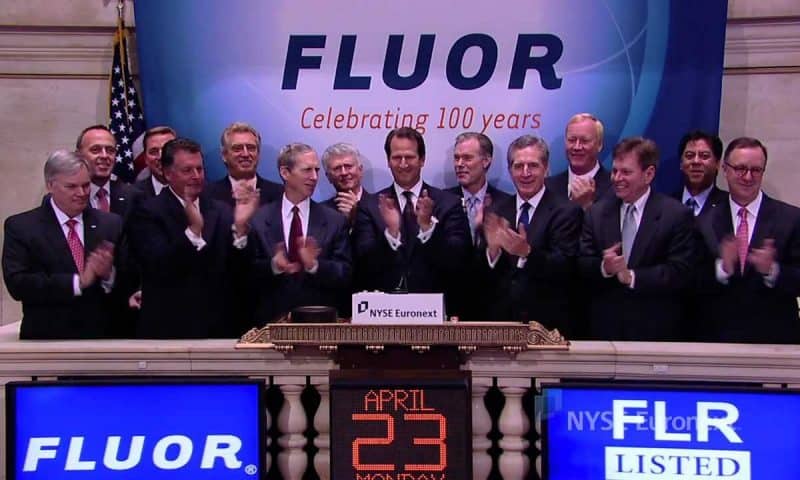 Fluor Corporation (FLR) Rises 1.08%