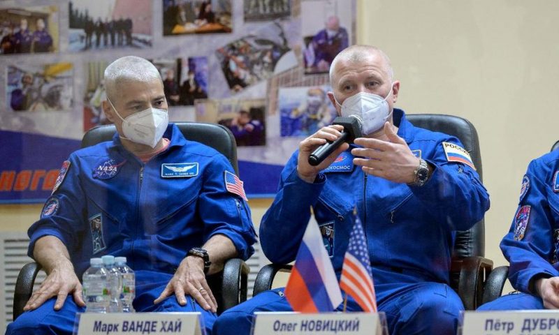 US-Russian Trio Blast off on Mission to Space Station