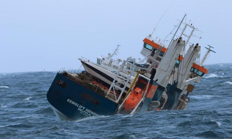 Salvage Crews Secure Drifting Dutch Cargo Ship off Norway