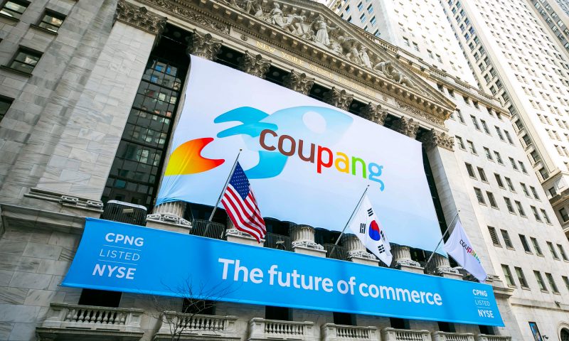 Coupang stock slips after first results as public company