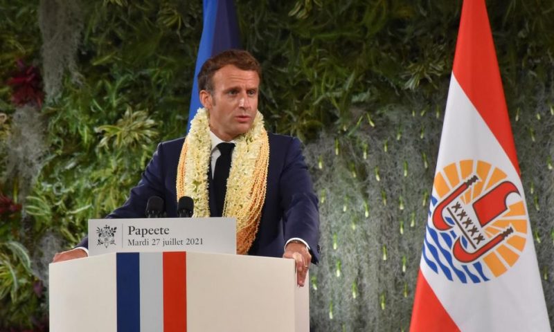 Macron: France Owes ‘Debt’ to Polynesians Over Nuclear Tests