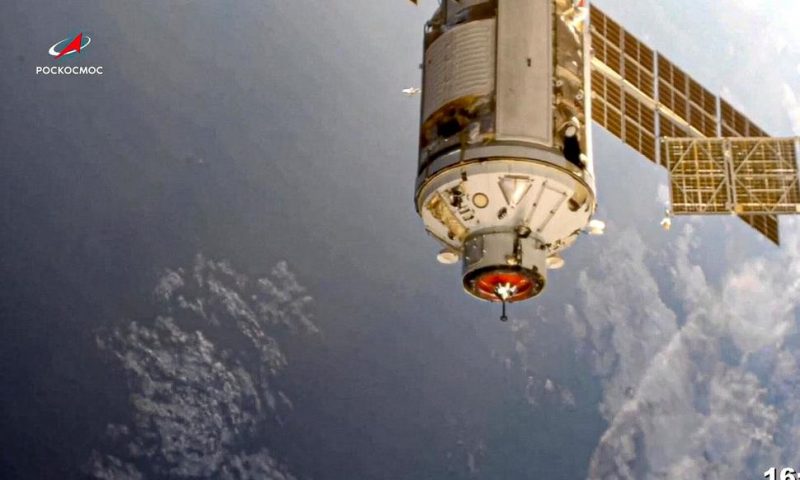 New Russian Lab Briefly Knocks Space Station Out of Position