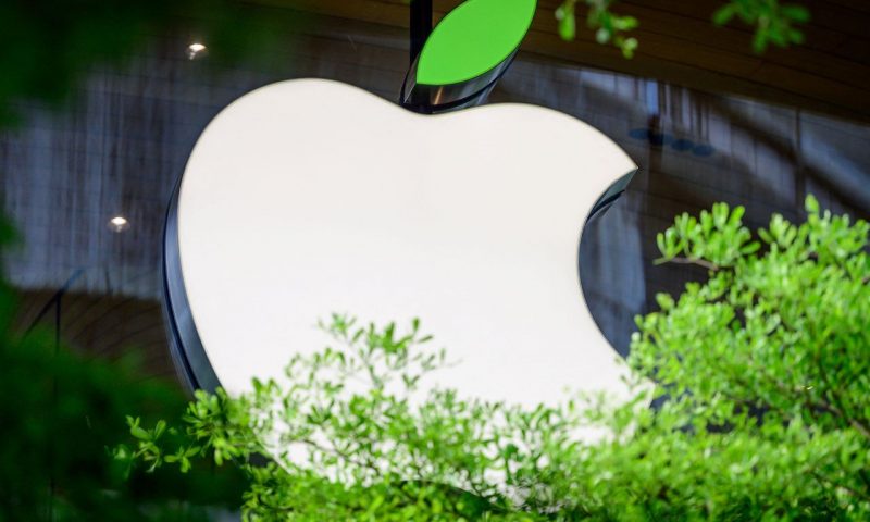 Apple stock notches first record close since January