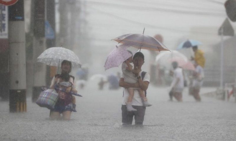 Japan rain: Nearly two million residents told to seek shelter
