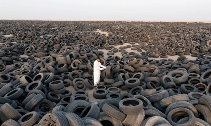 Kuwait Starts to Recycle Massive Tyre Graveyard