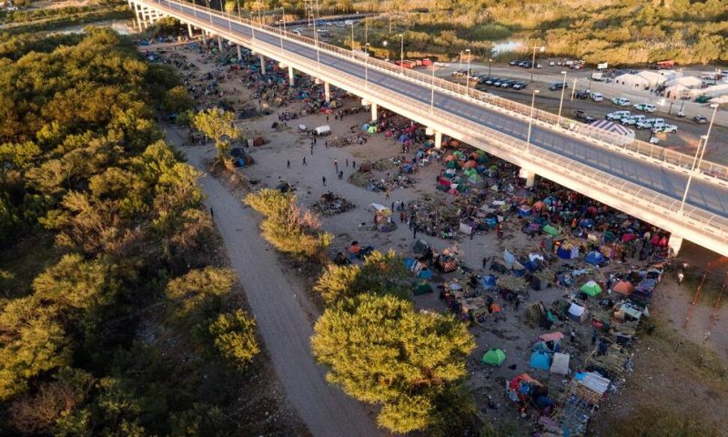 Migrant Camp Along Texas Border Shrinks as Removals Ramp Up