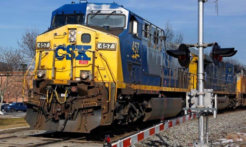 CSX 3Q Railroad Profit Jumps 32% as Volume Grows 3%