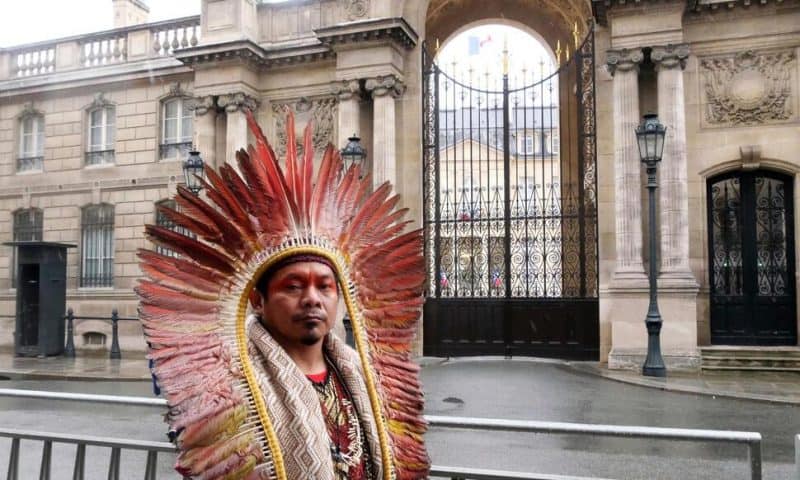 Indigenous Leader to France’s Macron: Save the Amazon